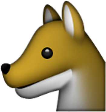Download All Profile Icon Emojis Or Download An Individual - Wolf Emoji Iphone (400x400)