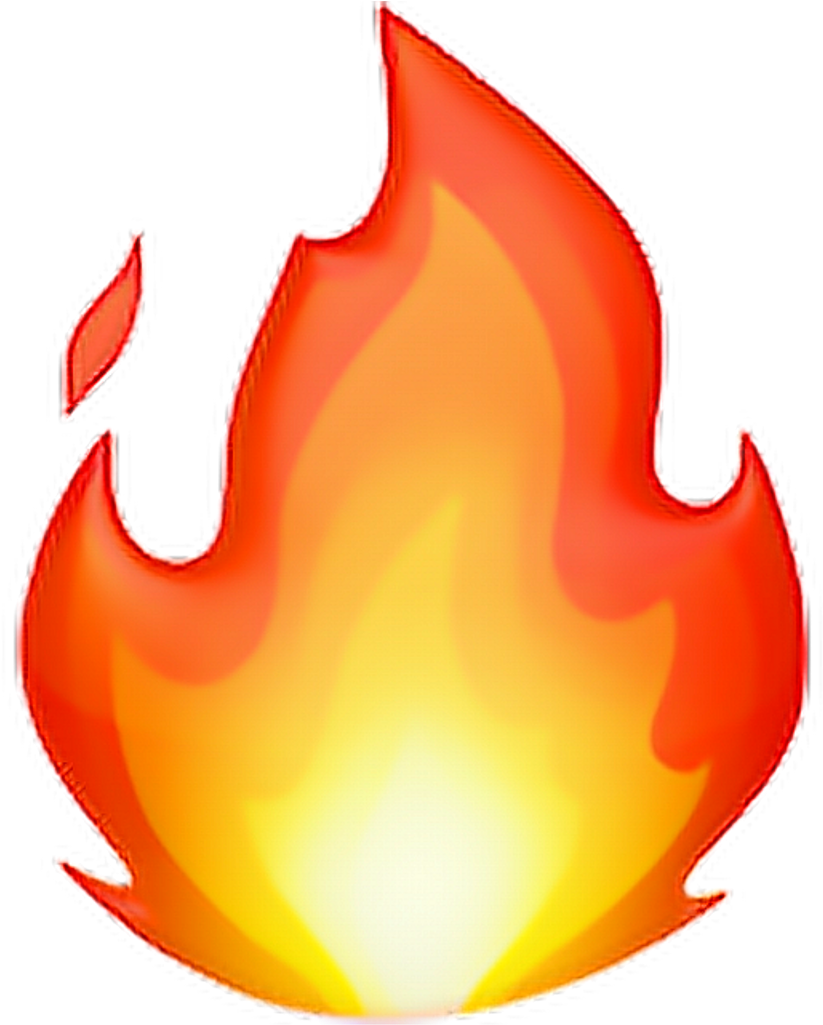 Fire Whatsapp Emoji Emotions Emotion - Fire Emoji Png (1024x1024)