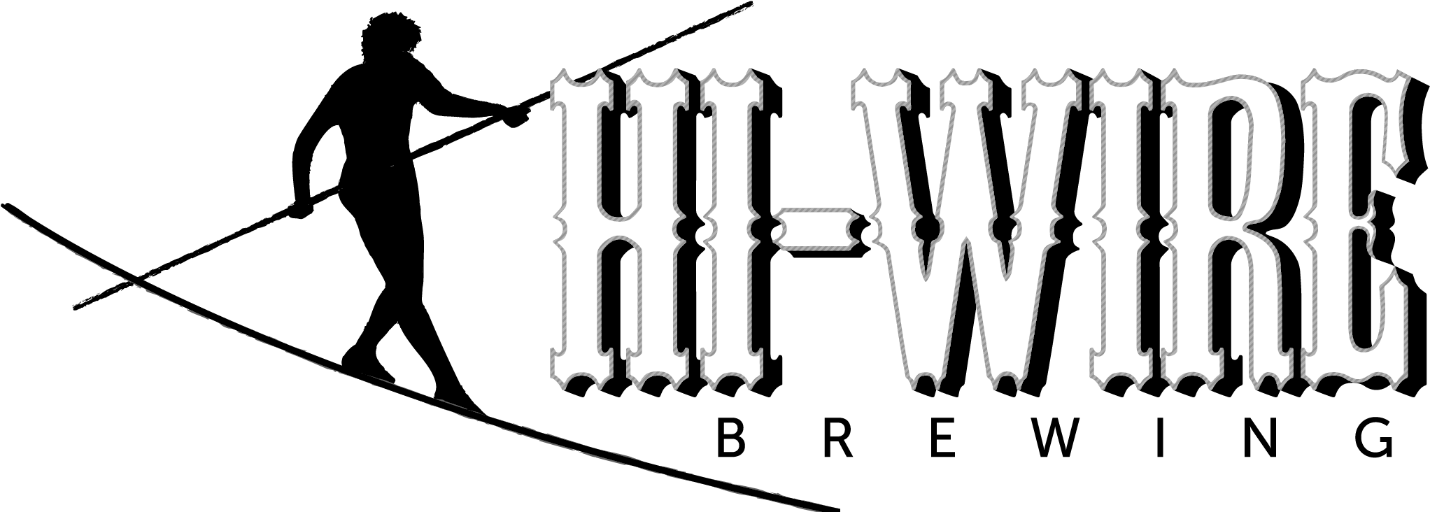Hi-wire Brewing - Hi Wire Brewing Logo (2188x796)