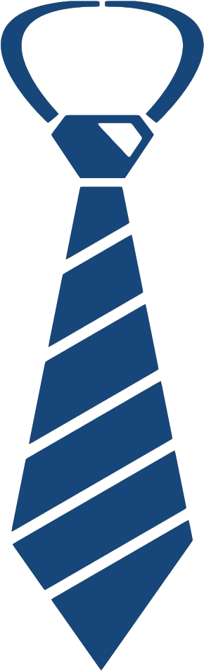 Blue Tie Png (339x962)