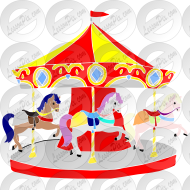 Carousel Clipart Empty - Carousel Clipart (380x380)