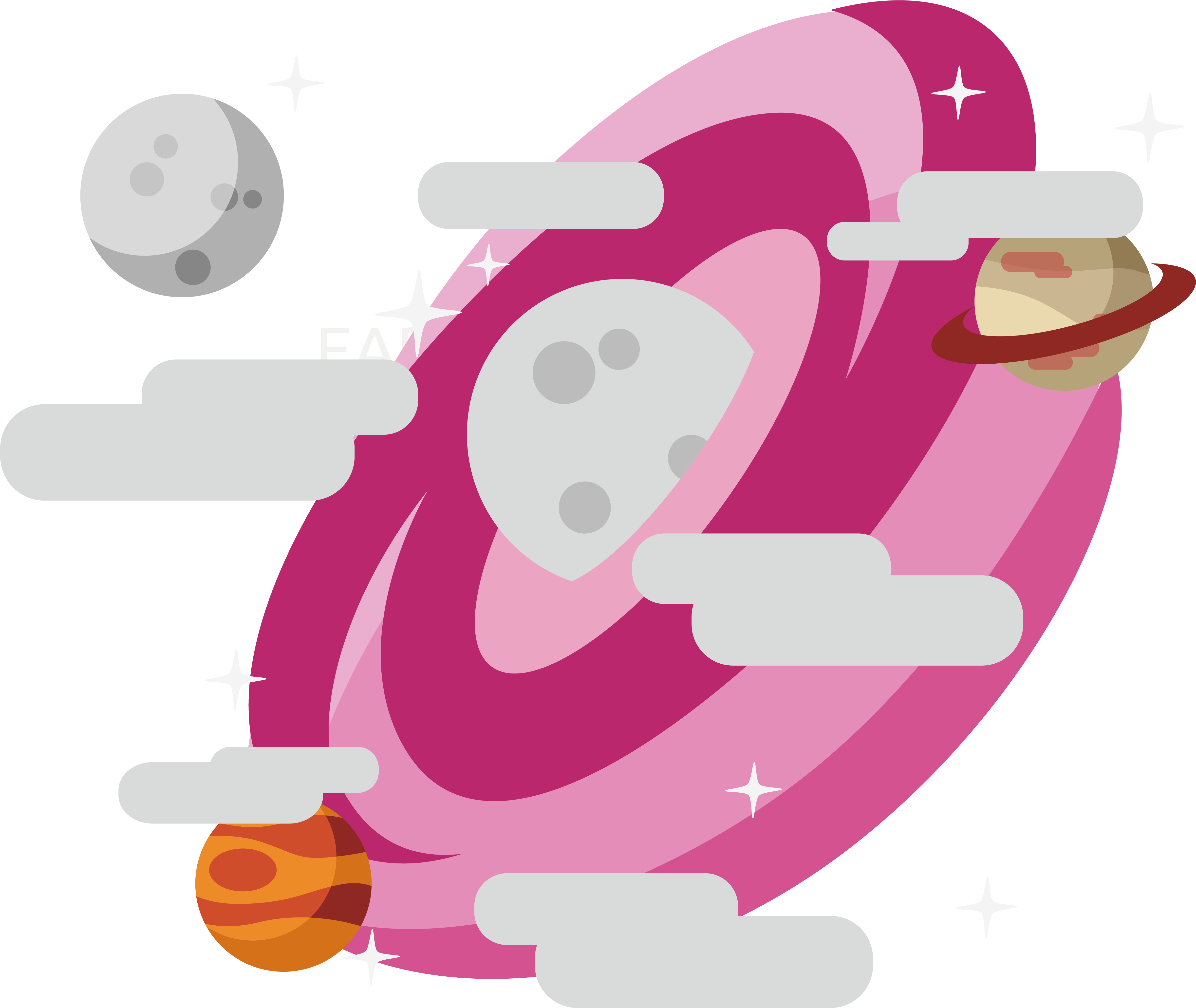 Color Galaxy Illustration - Color Galaxy Illustration (6297x6297)