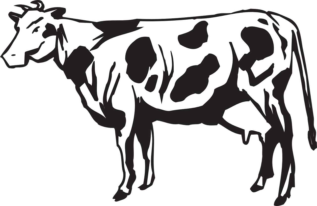 Dairy Cattle Calf Herd Clip Art - Dairy Cattle Calf Herd Clip Art (1280x831)
