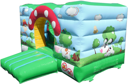 Mushroom Baby Bouncy Castle - Inflatable (500x375)