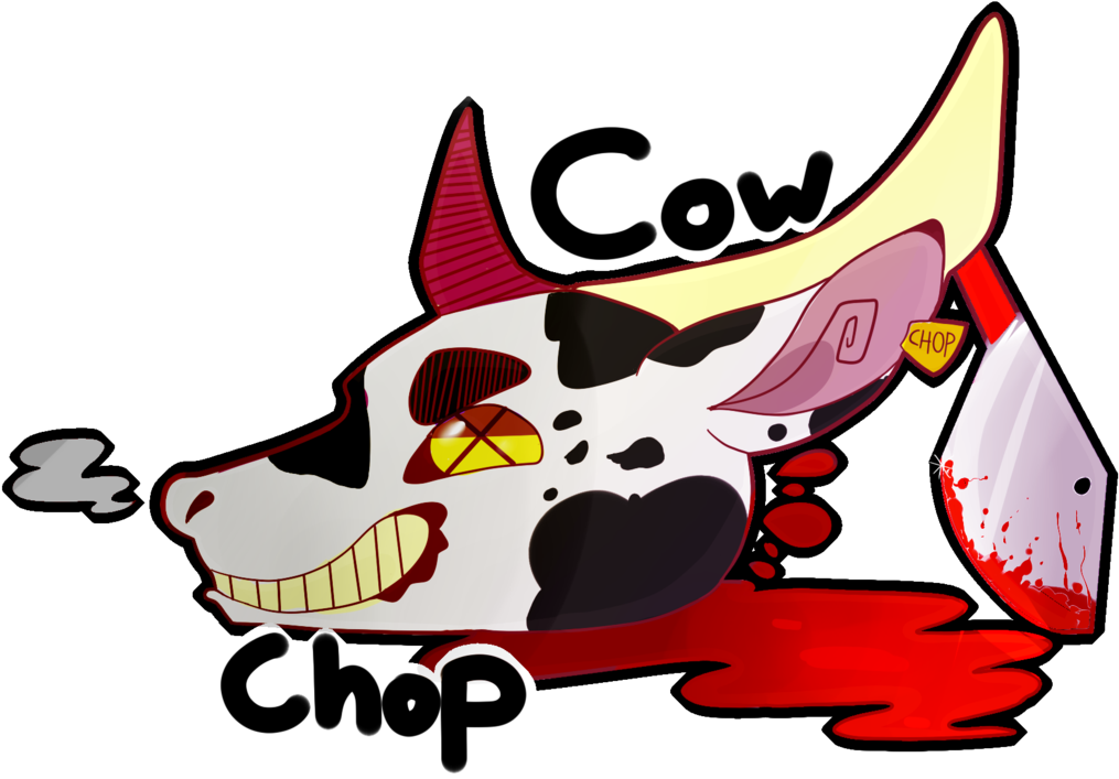 Cow Chop By Teakou - Art (1024x714)