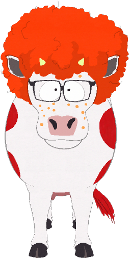Ginger-cow - South Park Ginger Cow (259x520)