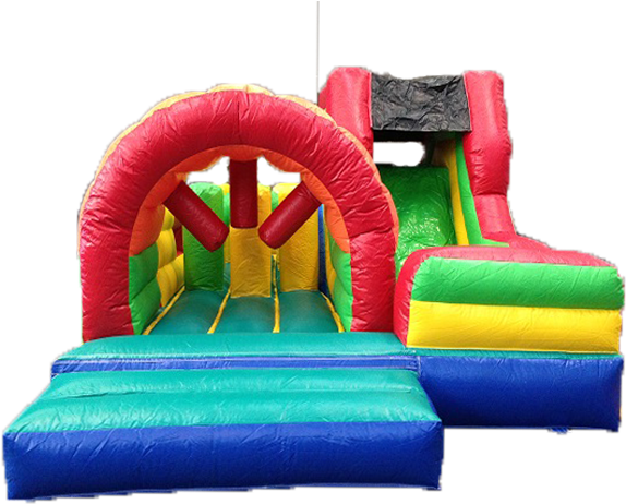 Obstacle Race Bouncy Castle - Castle (700x500)