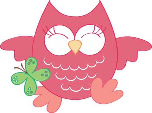 Owl3 - Happy Owl Clip Art (600x445)