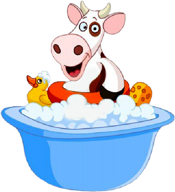 Funny Cow Clip Art - Wyliczanki Dla Dzieci [book] (400x400)