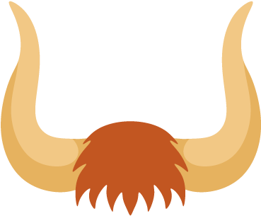 Templates Clipart Cow - Cow Horn Clipart (458x354)