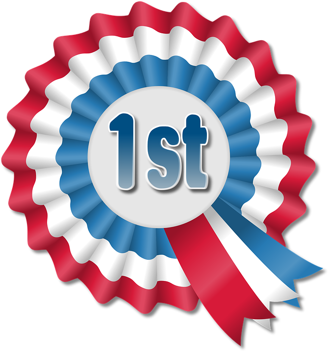 Award Ribbon Cliparts - First Prize Rosette (960x640)