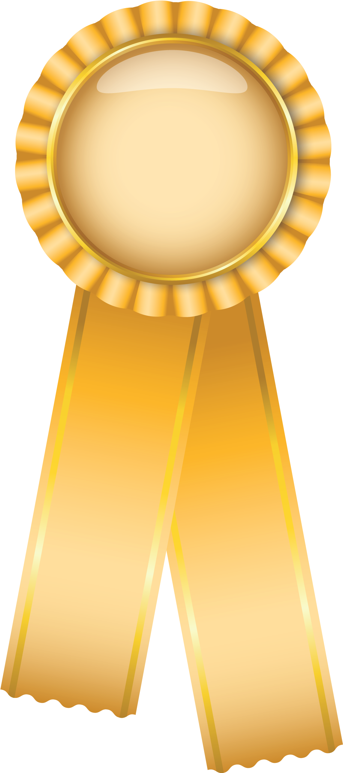 Ribbon Clipart Rosette - Rosette .png (1415x2806)