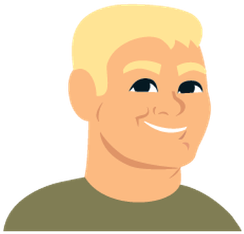 Cartoon Avatar Portrait Of Man - Portrait Clipart (415x399)