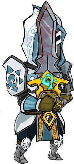 Knight Tier 5 Holy Knight - Illustration (412x617)