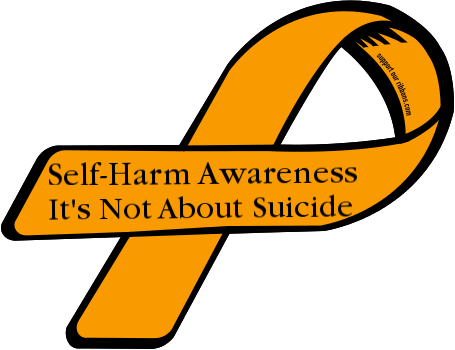 Self-harm Awareness / It's Not About Suicide - Type 1 Diabetes Symbols (455x350)