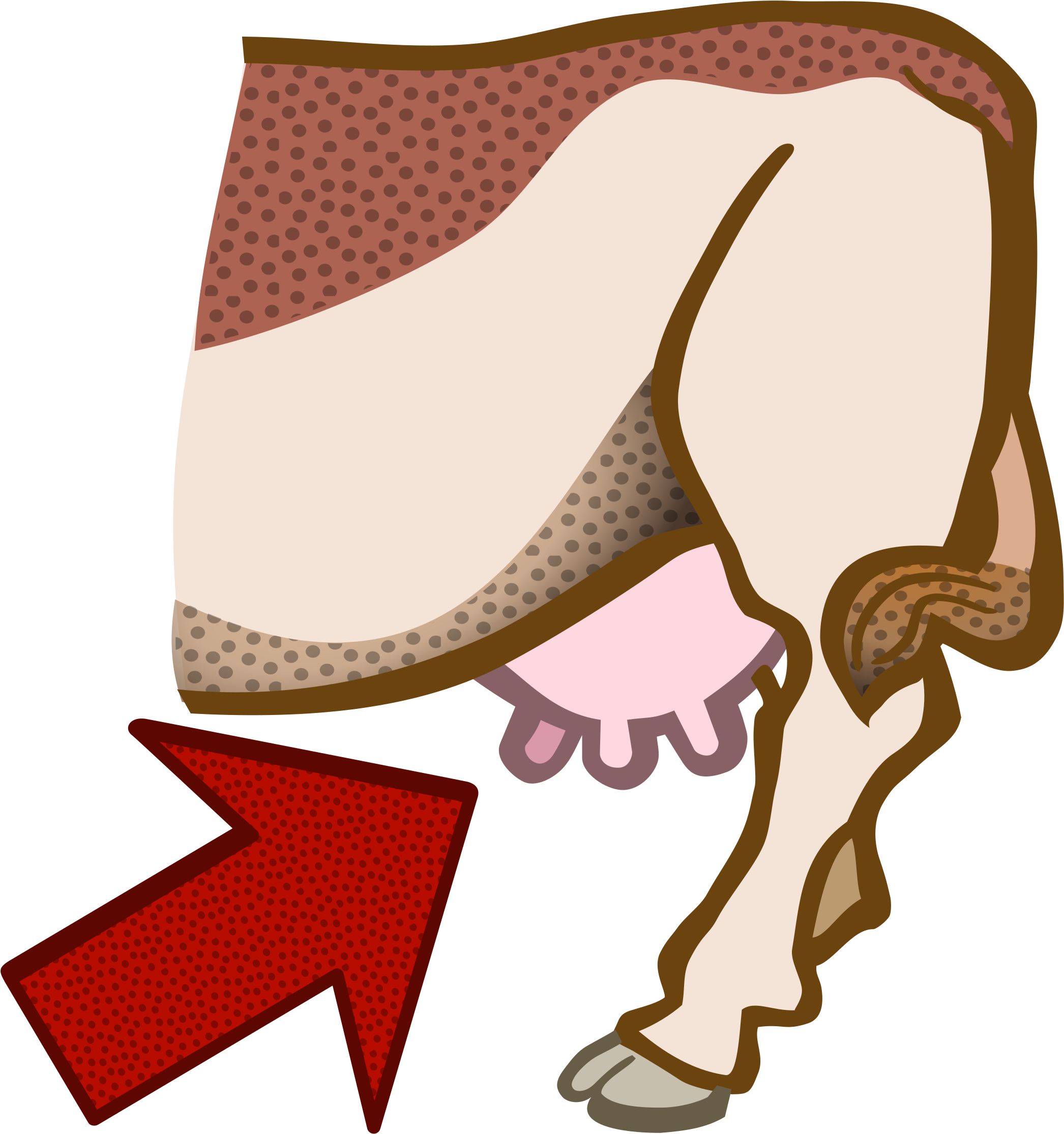 Udder - Coloured - Cow Udder Clipart (2400x2323)