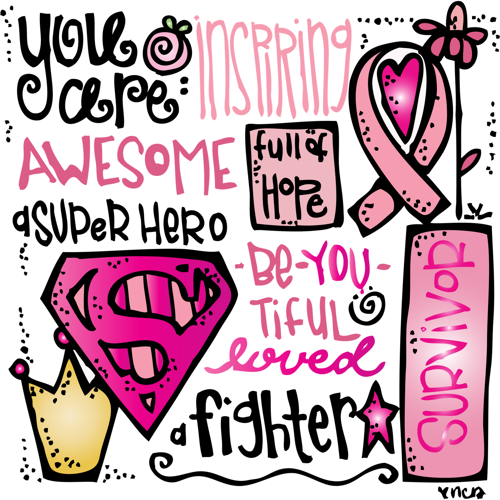 Fight - You Kicked Cancers Butt (1590x1600)