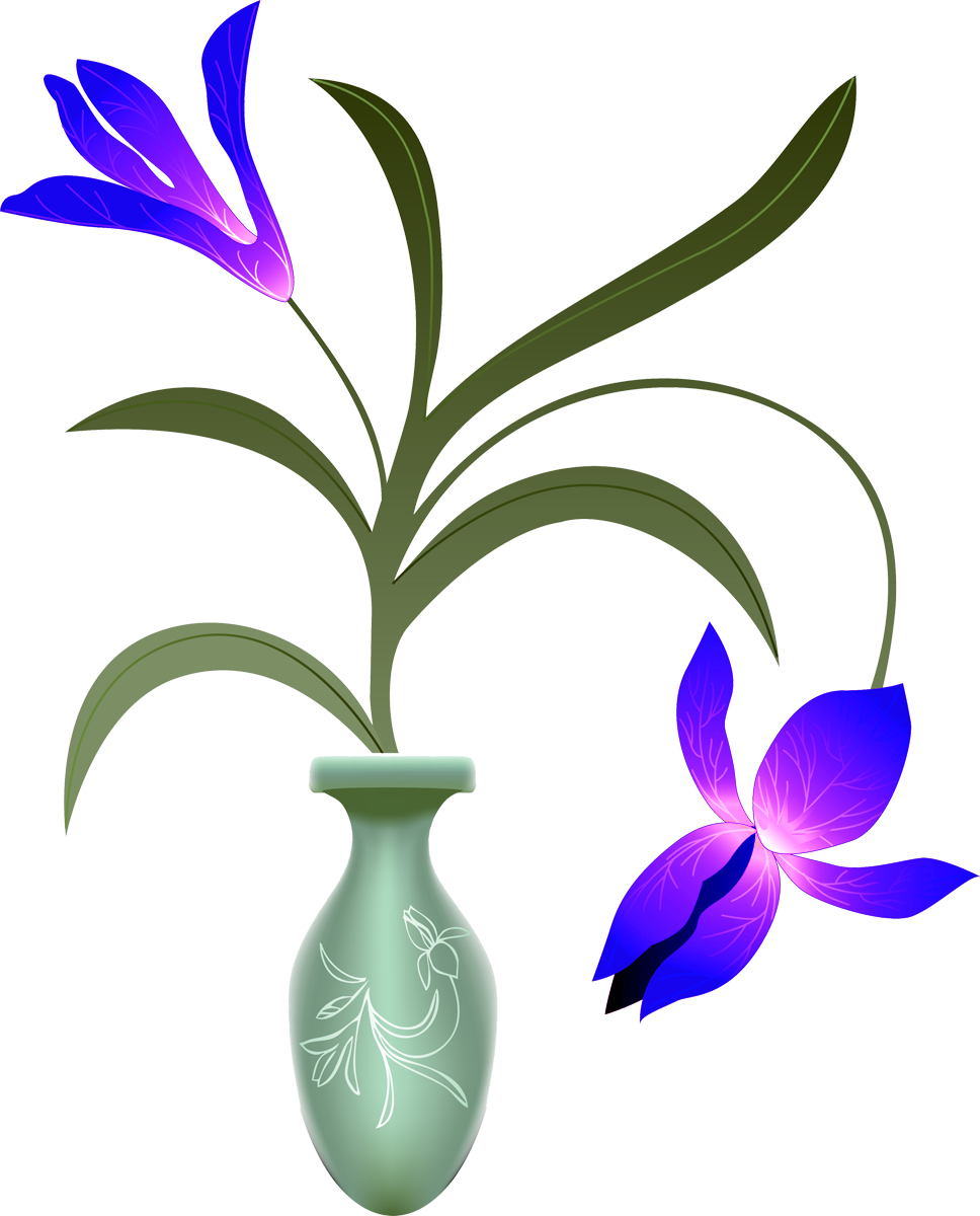 Vase Drawing Flower - Vase Drawing Flower (968x1200)