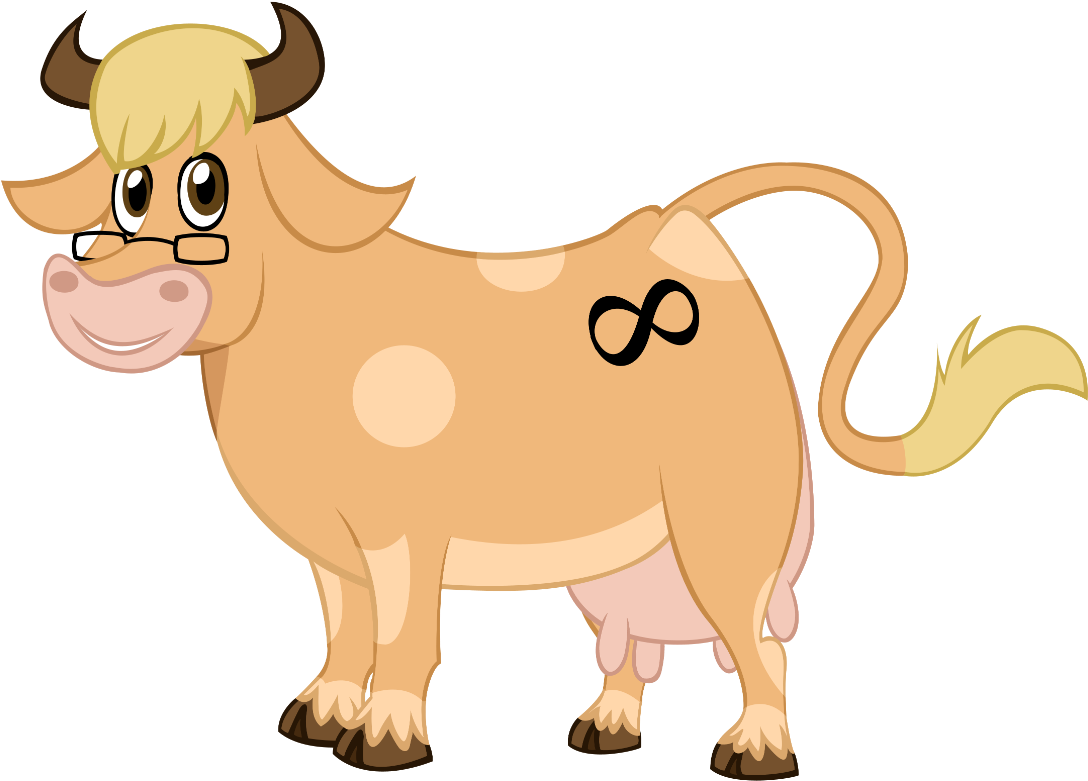 Mlp Character Female Omnio Clear Cow Udder R63 - Art (1200x867)