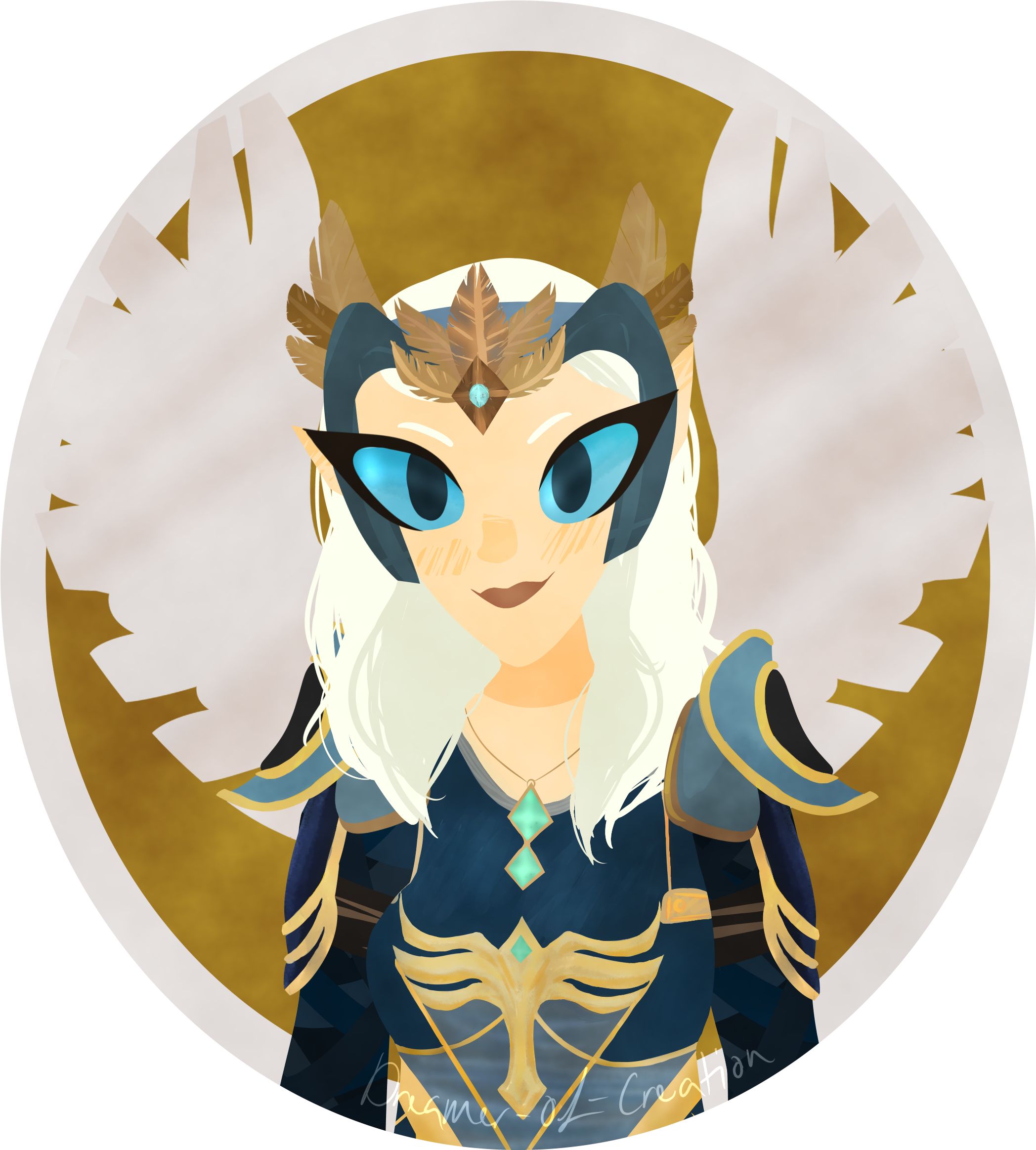 Ocha Senpai 8 1 Queen Ayrenn By Dreamer Of Creation - Queen Ayrenn (2152x2371)