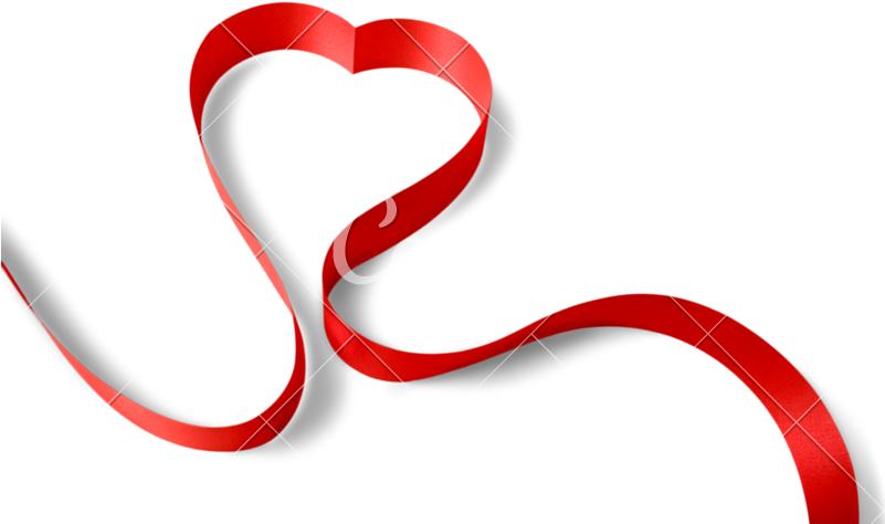 Heart-shaped Ribbon - Heart (800x503)