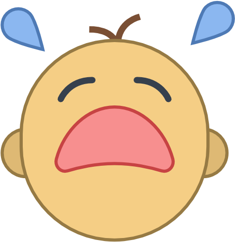 Dead Baby Joke - Crying Baby Icon Png (512x512)