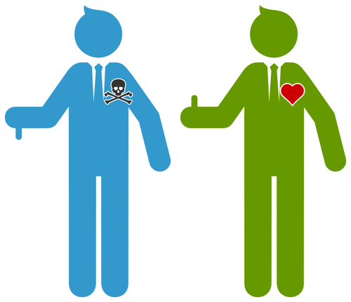 294 Death Free Clipart Public Domain Vectors - Love And Death Clip Art (500x431)