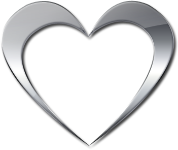 Clipart Silver Heart - Périgord Black Truffle (512x512)