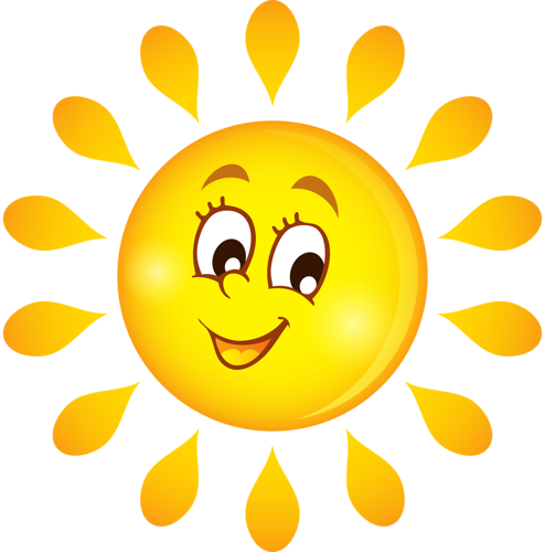 Image With Happy Sun Theme 5 [преобразованный] - Sun Energy Vector (494x500)