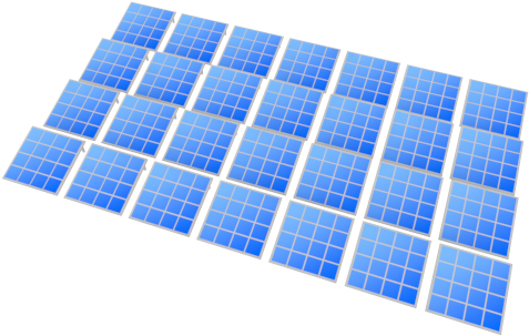 Free Solar Panel Clipart - Clipart Solar Panel No Background (500x350)