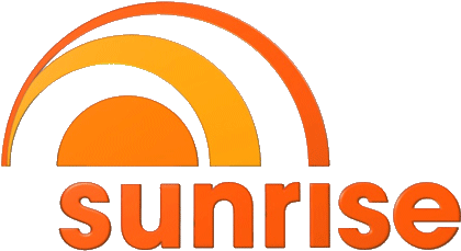 Sunrise Clipart Half Sun - Sunrise Tv Show Logo (476x276)
