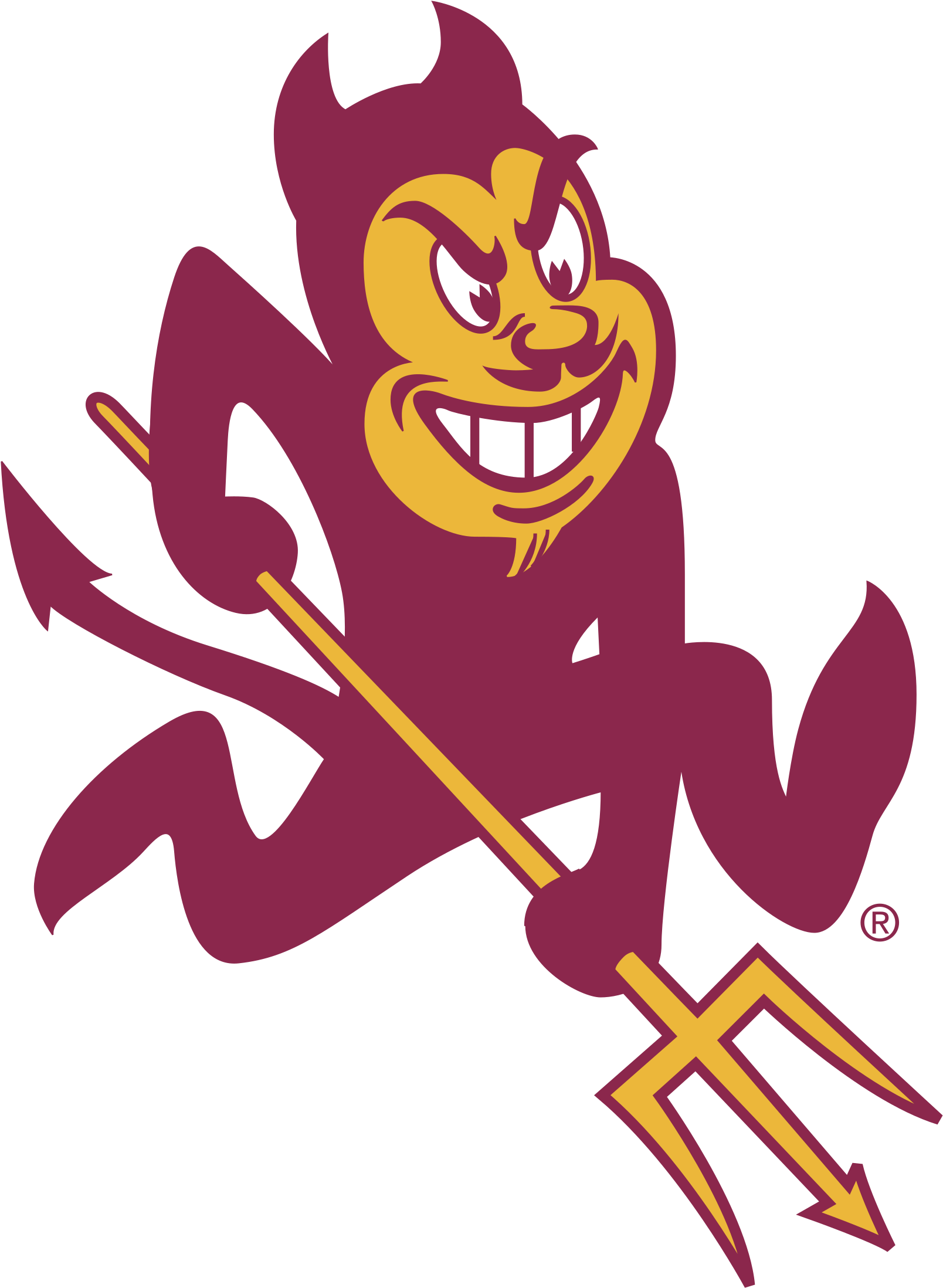 Arizona State Sun Devils 01 Logo Logo Png Transparent - Arizona State University Sparky (2400x2400)