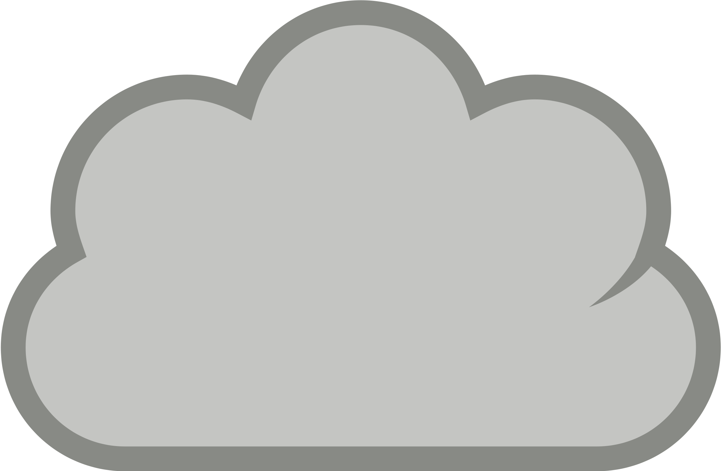 Cloud Clipart Transparent Background - Cloud Computing Clipart (2400x1568)