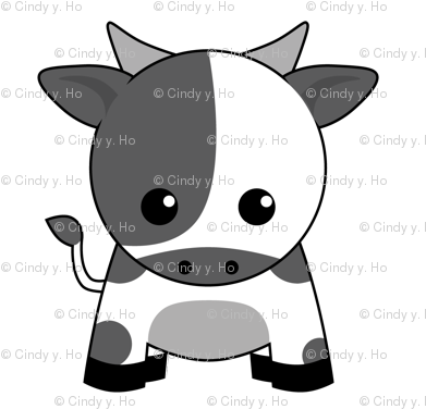 Zodiac Kawaii Cow - Kawaii Cow (400x400)