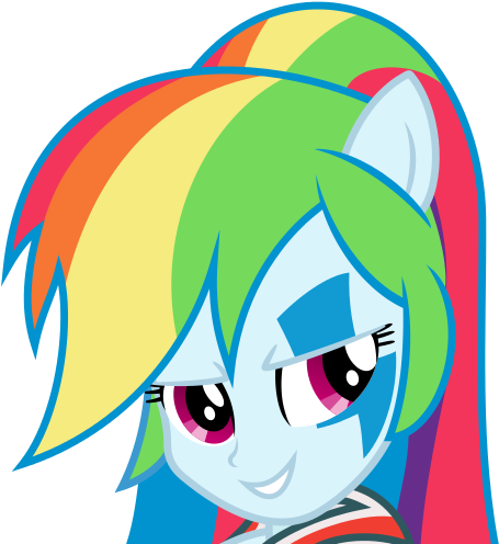 Rainbow Dash Rainbow Rocks By Serendipony - 2014 (500x500)