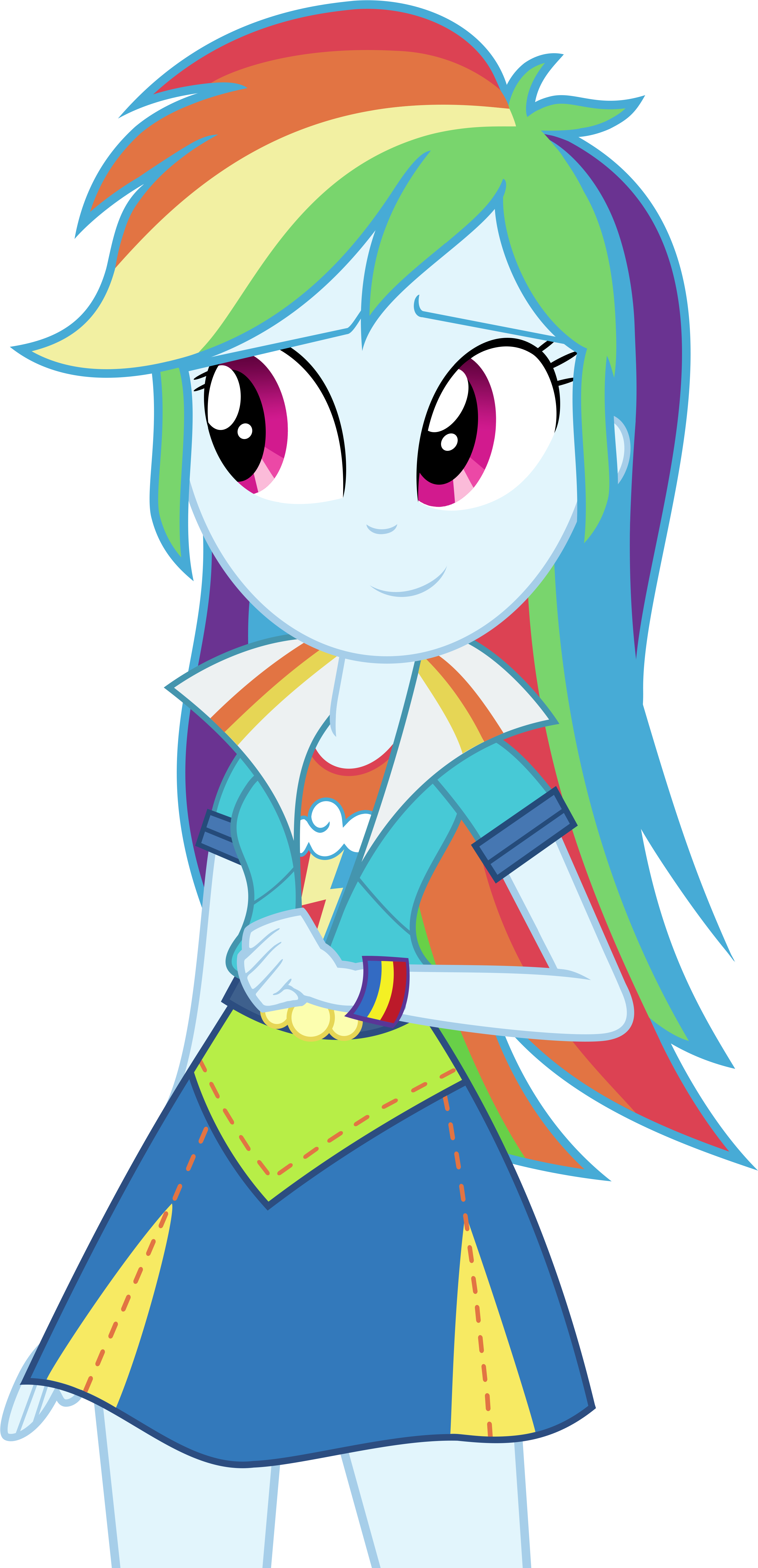 Greenmachine987 Eg Rainbow Dash's New Dress Re-done - Greenmachine987 Eg Rainbow Dash's New Dress Re-done (3600x6480)