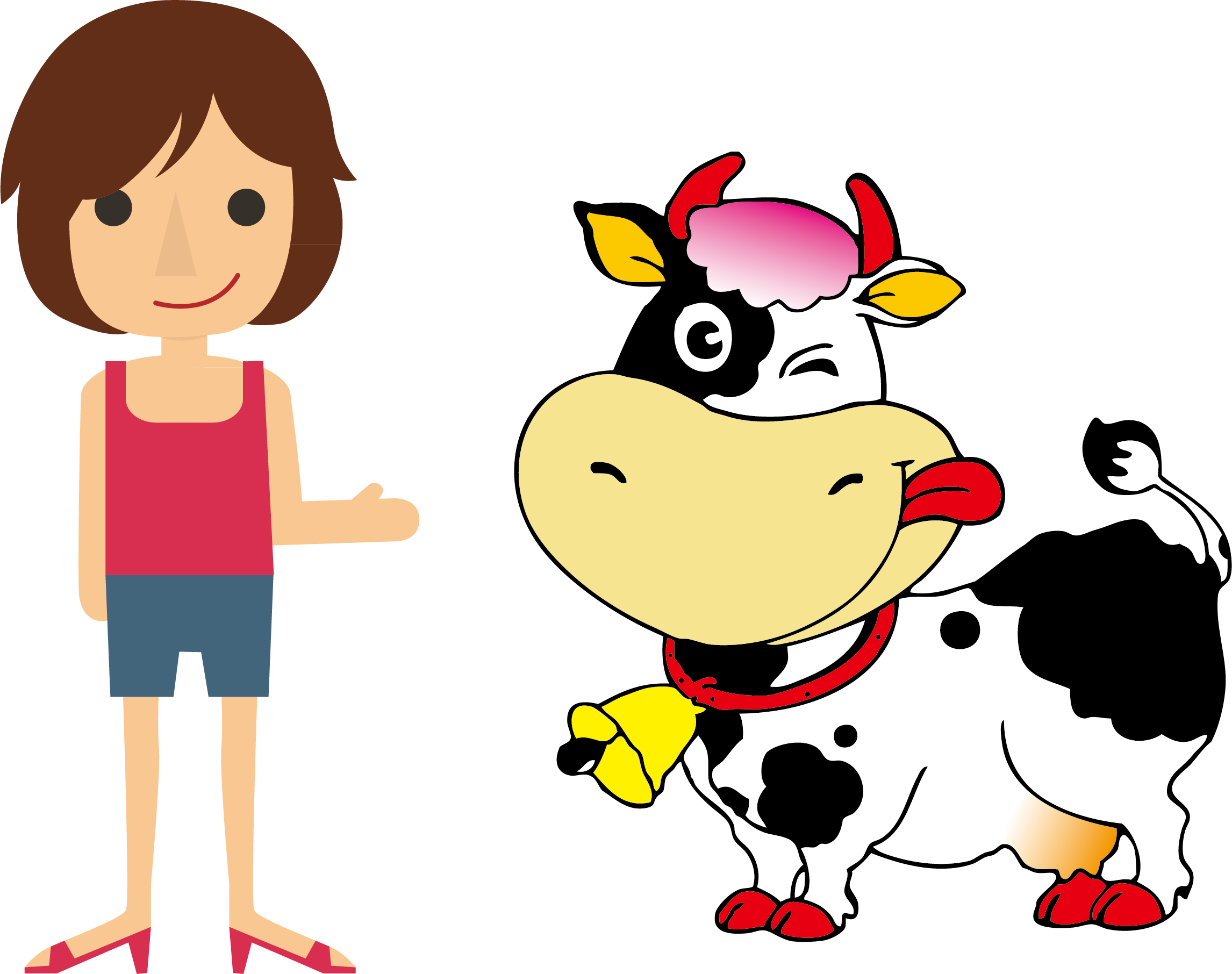 Dairy Cattle Business Illustration - Dairy Cattle Business Illustration (2292x1812)