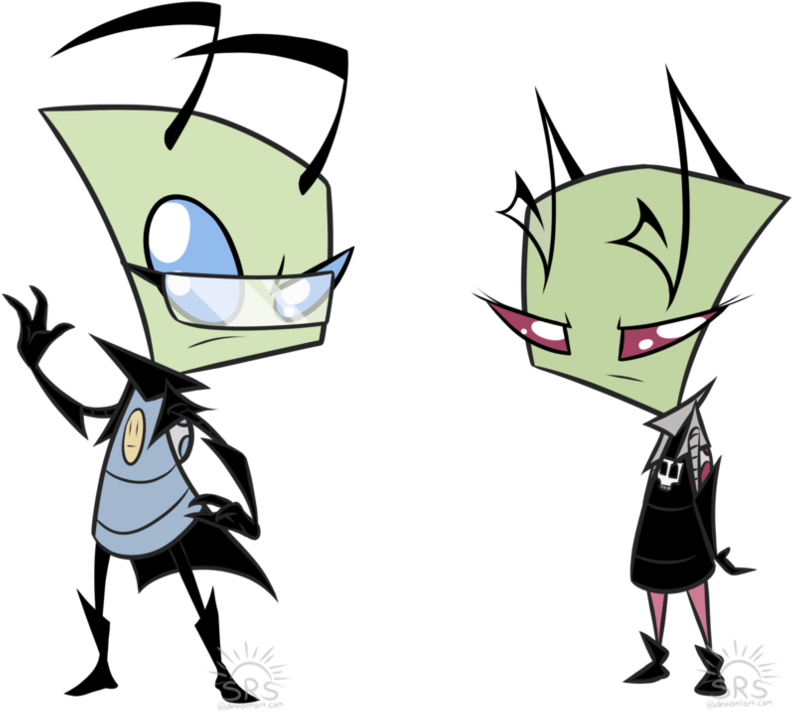 Dib And Gaz Irkens By Silentrisingsun - Irkens (894x894)