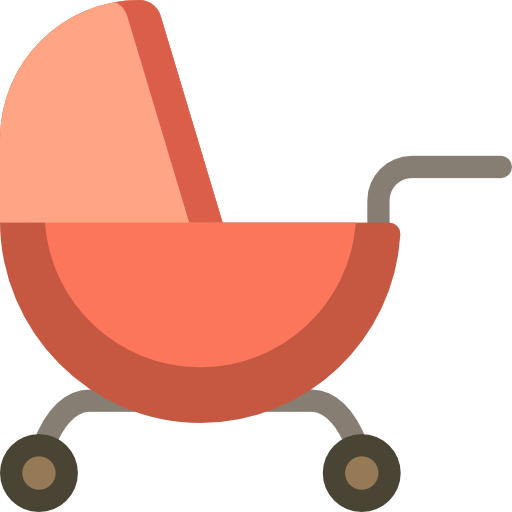 Stroller Free Icon - Baby Stroller Png Icon (512x512)