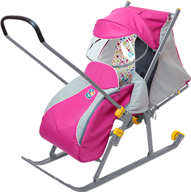 Санки Коляска С Перекидной Ручкой Ника Детям - Санки Коляска Ника Украина (421x440)