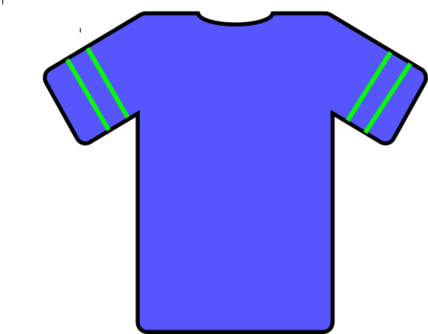 Jersey Clip Art - Cartoon Shirt With Transparent Background (600x468)