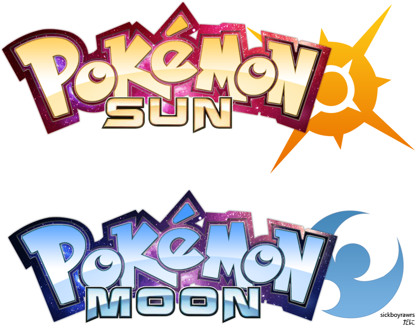Pokemon Sun/moon By Sickboyrawrs - Pokemon Sun And Moon Anime Logo (900x720)