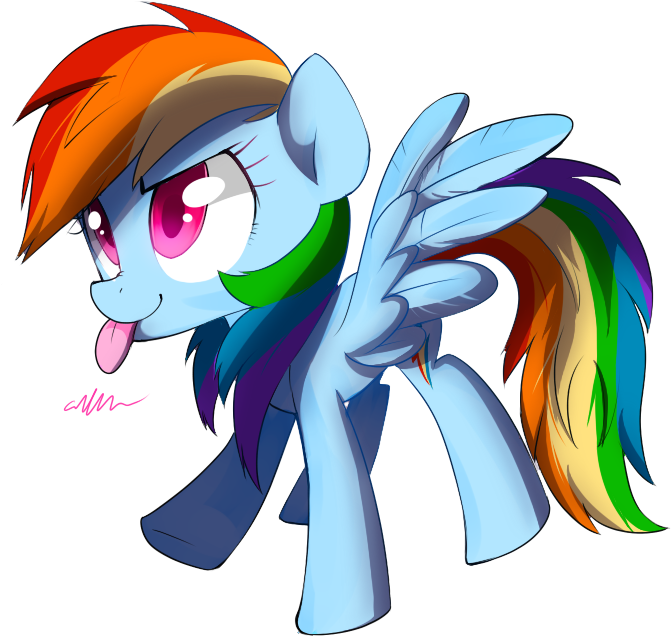 Rainbow Dash Remake By Affanita-d5vj8k - Mlp Rainbow Dash Cute (720x720)