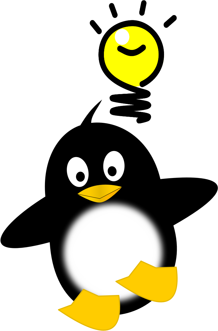 Penguin Cartoon Png (750x1175)