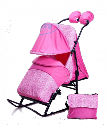 Санки Коляска Kristy Luxe Comfort С Колесиками И Положением - Sled (344x400)