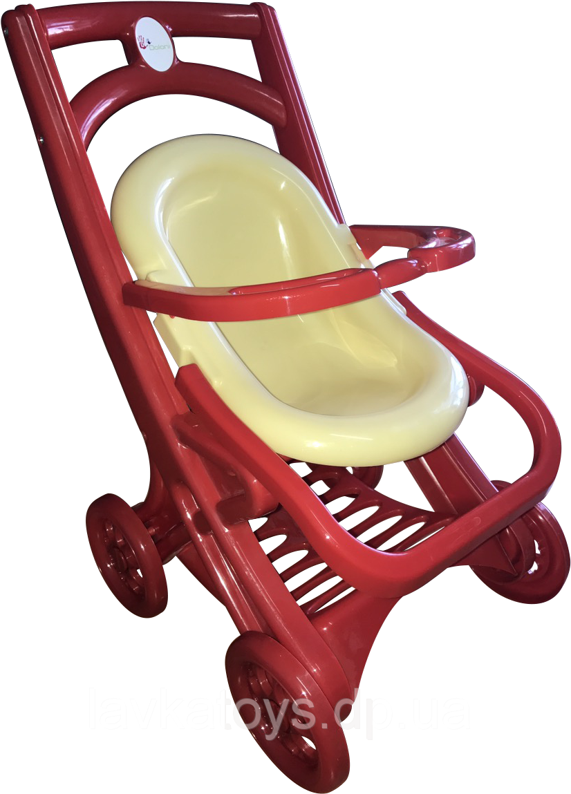 Коляска Для Кукол С Шезлонгом, Красная С Бежевевым - Коляска Для Кукол «2 В 1», Красно-бежевая, Doloni (960x1280)