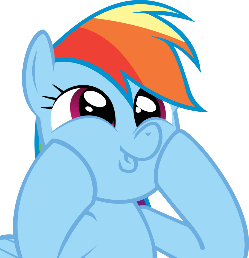 Rainbow Dash "so Awesome" Face Eg - Rainbow Dash So Awesome (1024x1061)