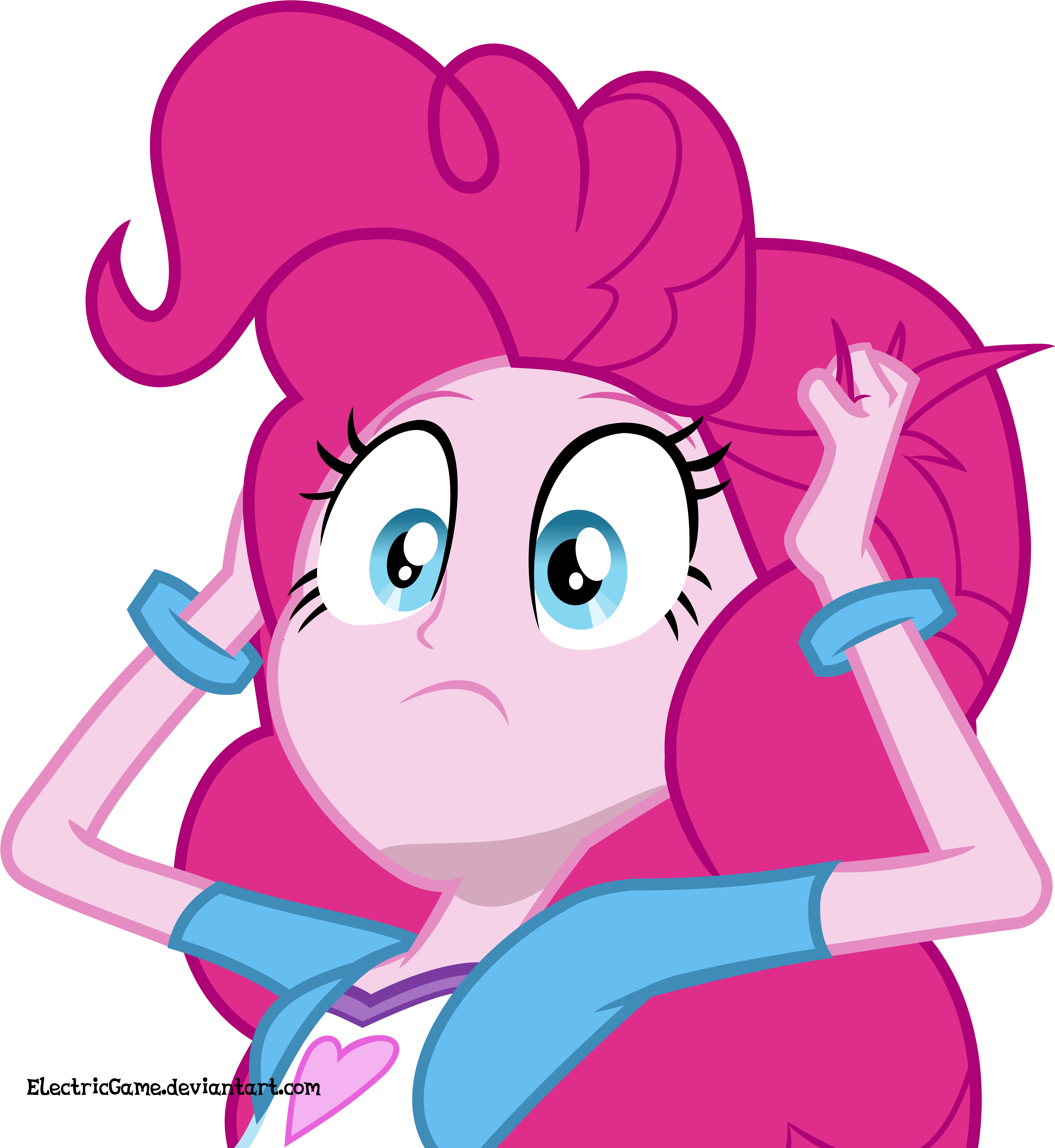 Mlp Eg Rainbow Rocks Pinkie Pie Vector 1 By Electricgame - Pinkie Pie (6000x6500)