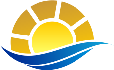 Vector Sun Set Art Logo Download - Gambling (389x346)