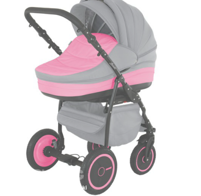 Это Новая Трехколесная Коляска С Большими Колесами - Коляски Трехколесные Для Новорожденных (405x395)